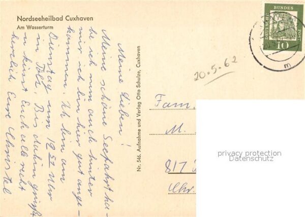 Cuxhaven Nordseebad Wasserturm – Bild 2