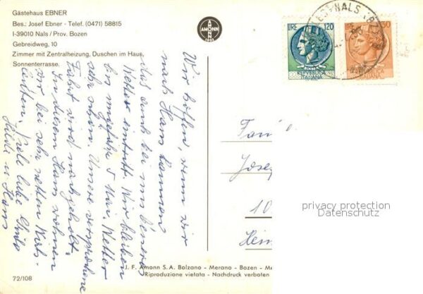 Nals Bozen Gästehaus Ebner – Bild 2