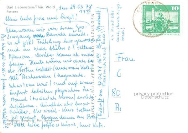 Bad Liebenstein Postamt Fachwerkhaus – Bild 2