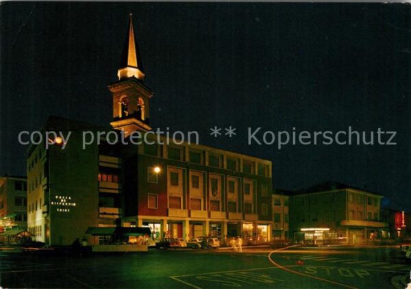 Codroipo Piazza Garibaldi notturno