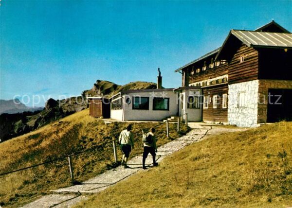 Lenggries Brauneckhaus mit Latschenkopf und Zugsp