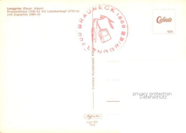 Lenggries Brauneckhaus mit Latschenkopf und Zugsp – Bild 2