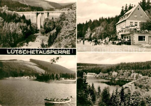 Luetschetalsperre Sperrmauer Stausee Bootfahren Gaststätt