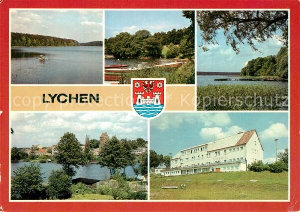 Lychen Zenssee Bootshafen Badestelle Campingpl