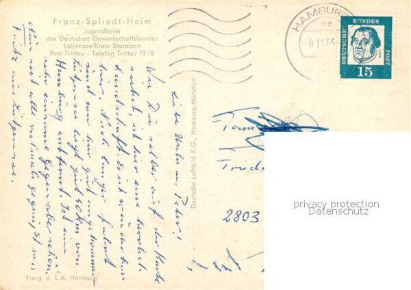 Luetjensee Franz Spliedt Heim Jugendheim Fliegerau – Bild 2