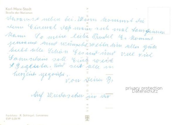 Karl-Marx-Stadt Strasse der Nationen – Bild 2