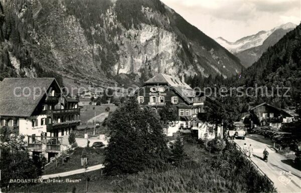 Badgastein Hotel Gaststätte Grüner Baum Alpen