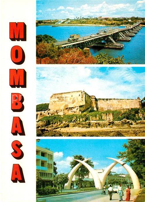 Mombasa Schiffsbrücke Fort Giant tusks