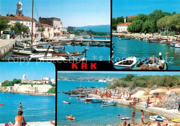 Krk Hafen Strand Küste