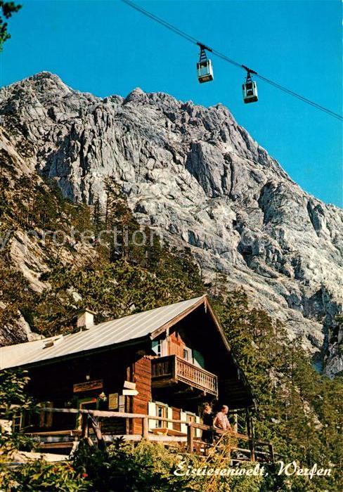 Werfen Salzburg Eisriesenwelt Rasthütte Wimmer Seilbahn