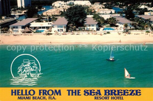 Miami Beach Sea Breeze Resort Hotel Ocean Beach aer