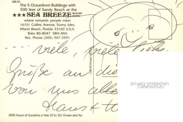 Miami Beach Sea Breeze Resort Hotel Ocean Beach aer – Bild 2
