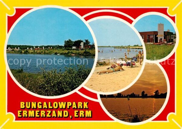 Erm Bungalowpark Ermerzand Strand Sonnenunt