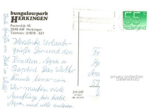 Herkingen Bungalowpark Garten – Bild 2