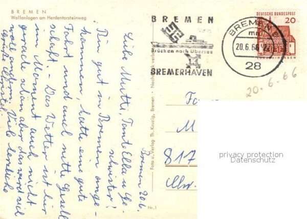 Bremen Wallanlagen am Herdentorsteinweg Baumbl – Bild 2
