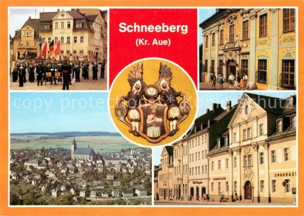 Schneeberg Erzgebirge Musikkorps Museum Wappen Ernst Schnelle