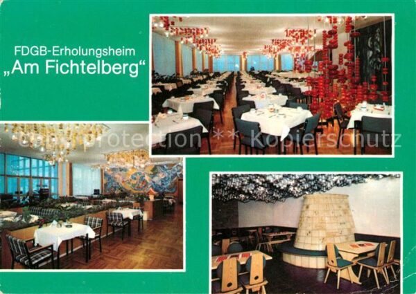 Oberwiesenthal Erzgebirge FDGB Erholungsheim Am Fichtelberg Resta