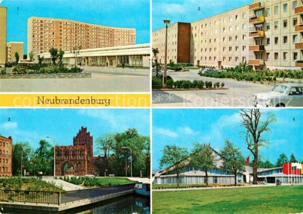 Neubrandenburg Juri Gagarin Ring Keplerstrasse Treptow