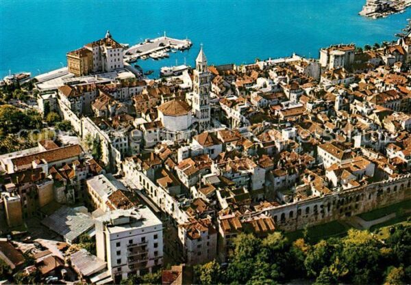 Split Spalato Altstadt Fliegeraufnahme