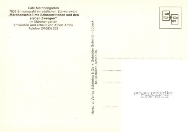 Simonswald Cafe Märchengarten Märchenschloss mit S – Bild 2