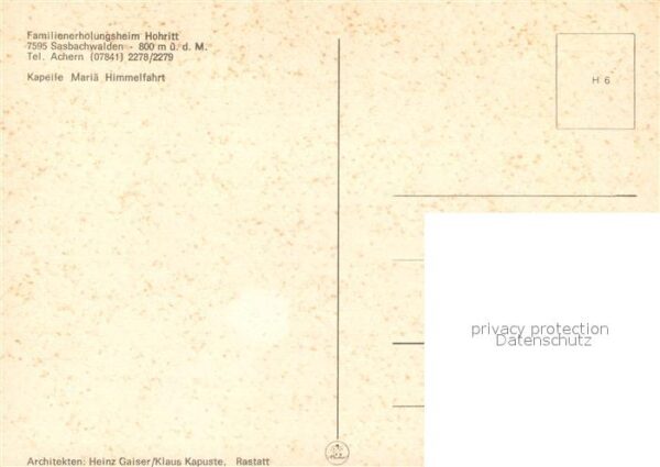 Sasbachwalden Kapelle Mariä Himmelfahrt – Bild 2