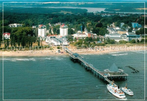 Heringsdorf Ostseebad Usedom Seebrücke Strand Fliegeraufnahme