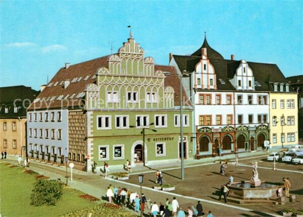 Weimar Thueringen Stadthaus Lucas Cranach Haus Brunnen Al