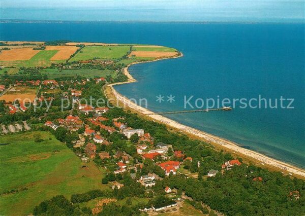 Boltenhagen Ostseebad Seebrücke Sandstrand Steilküste Flieger