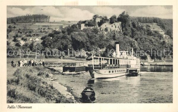 Polle Oberweser Fährschiff