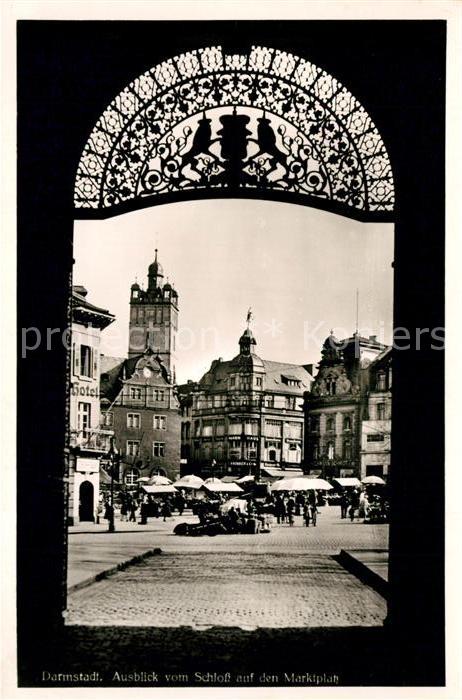 Darmstadt Schloss Marktplatz