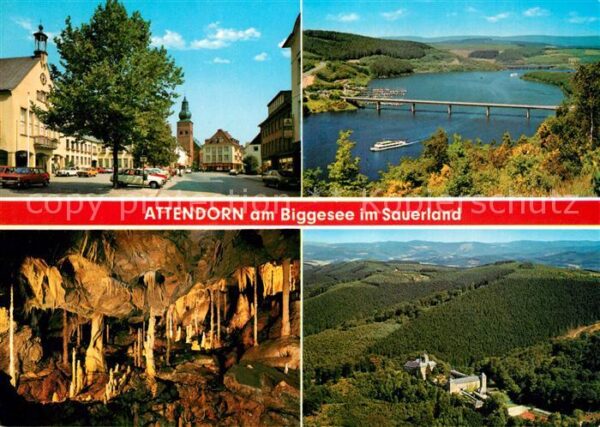 Attendorn Fliegeraufnahme Biggesee Bahnhofgaststä