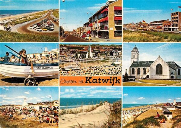 Katwijk Strand Kirche Dünen