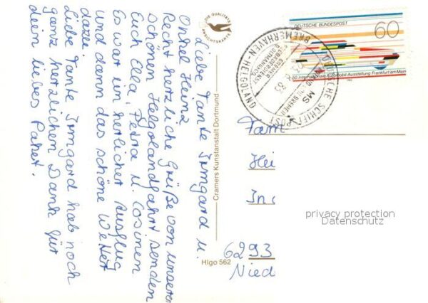 Insel Helgoland Reede Südstrand Felsen Leuchtturm Lange – Bild 2