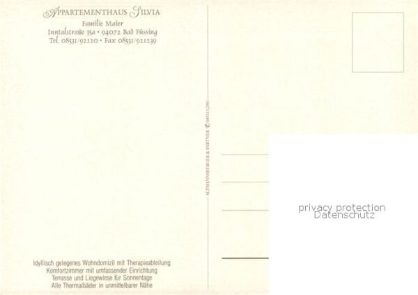 Fuessing Bad Appartementhaus Silvia – Bild 2