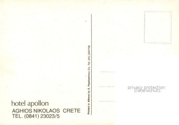 Nikolaos Agios Kreta Hotel Apollon – Bild 2