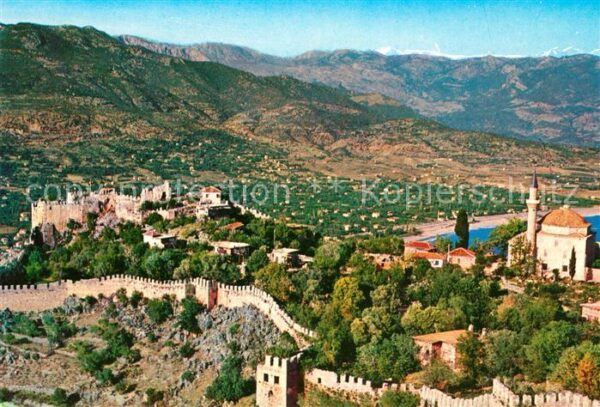 Alanya Panorama von der Zitadelle Moschee