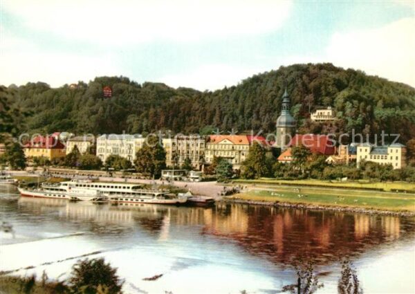 Bad Schandau Kirche Schloss Panorama