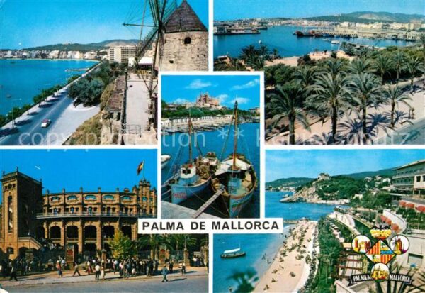 Palma de Mallorca Strandpromenade Mühle