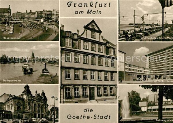 Frankfurt Main Hauptbahnhof Flughafen Palmengarten Sch