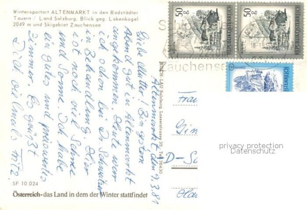 Altenmarkt Pongau Winterlandschaft Skigebiet Zauchensee L – Bild 2