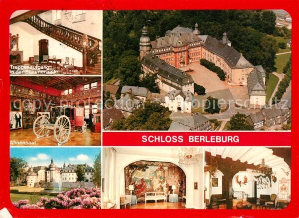 Berleburg Bad Schloss Ahnensaal Treppenaufgang Sommer