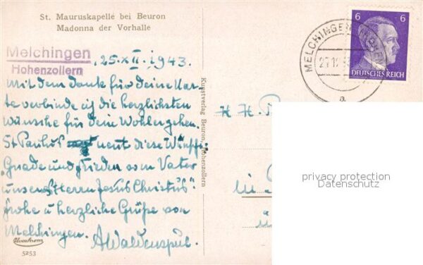 Religion Madonna der Vorhalle St. Mauruskapelle – Bild 2