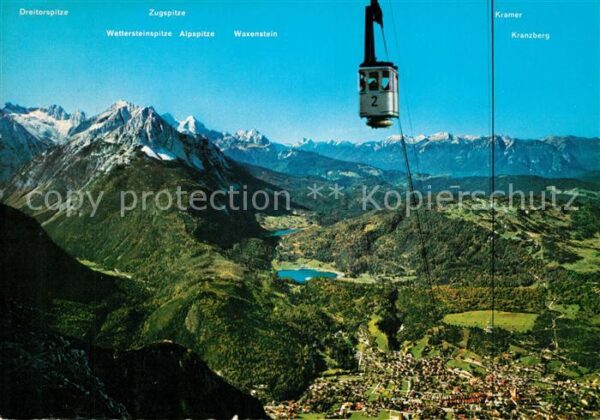Seilbahn Karwendel Mittenwald Zugspitzgruppe