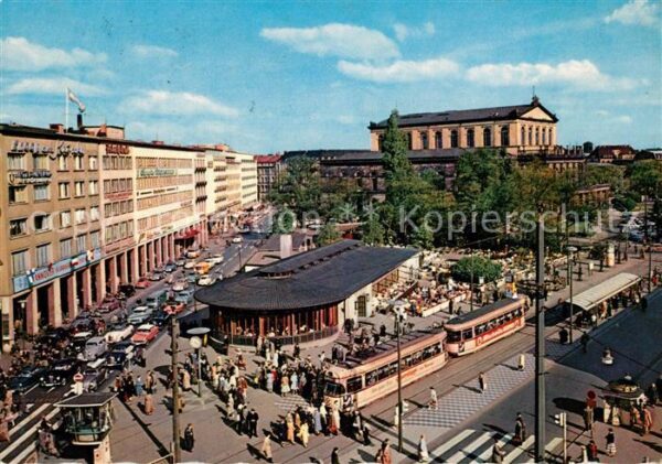 Strassenbahn Hannover Cafe am Kröpcke Opernhaus