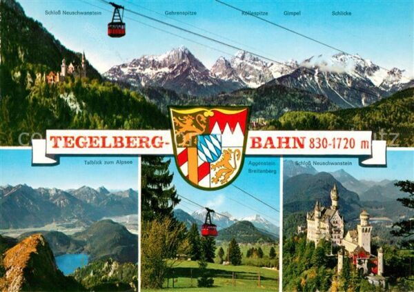 Seilbahn Tegelberg Schwangau Füssen Schloss Neus
