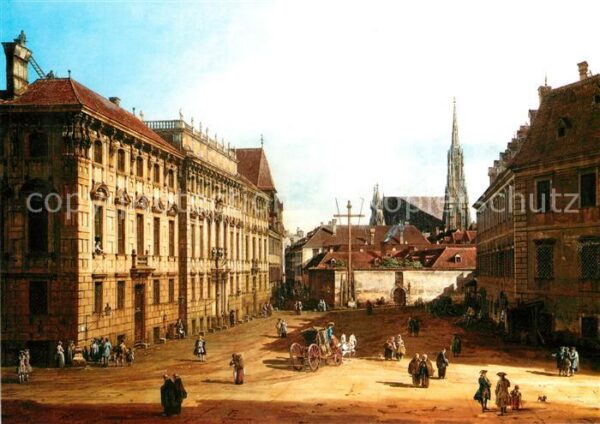 Kuenstlerkarte Bernardo Bellotto Canaletto Lobkowitzpl