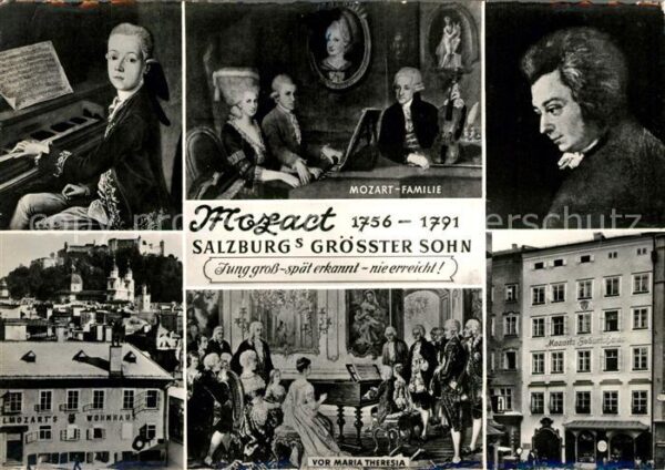 Mozart Wolfgang Amadeus Wohnhaus Geburtshaus Maria Theresia Moz