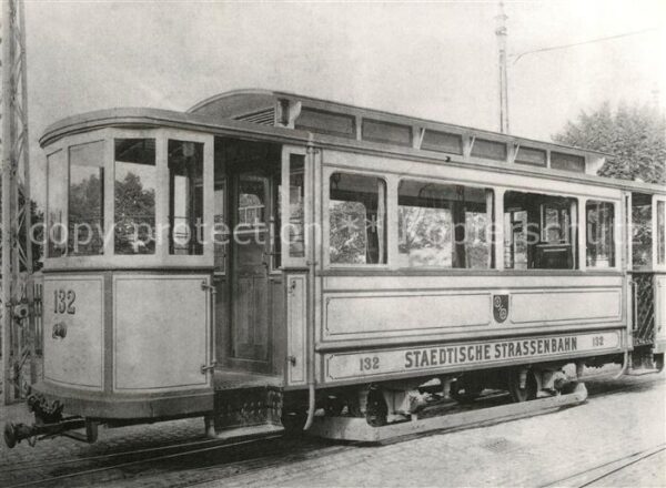 Strassenbahn Beiwagen 132 Mainz