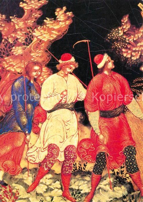 Kuenstlerkarte I. I. Golikov Working in the Fields