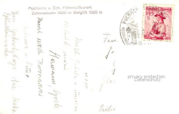 Puchberg Schneeberg Zahnradbahn Berglift – Bild 2